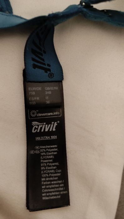 Sutiã deportivo Crivit