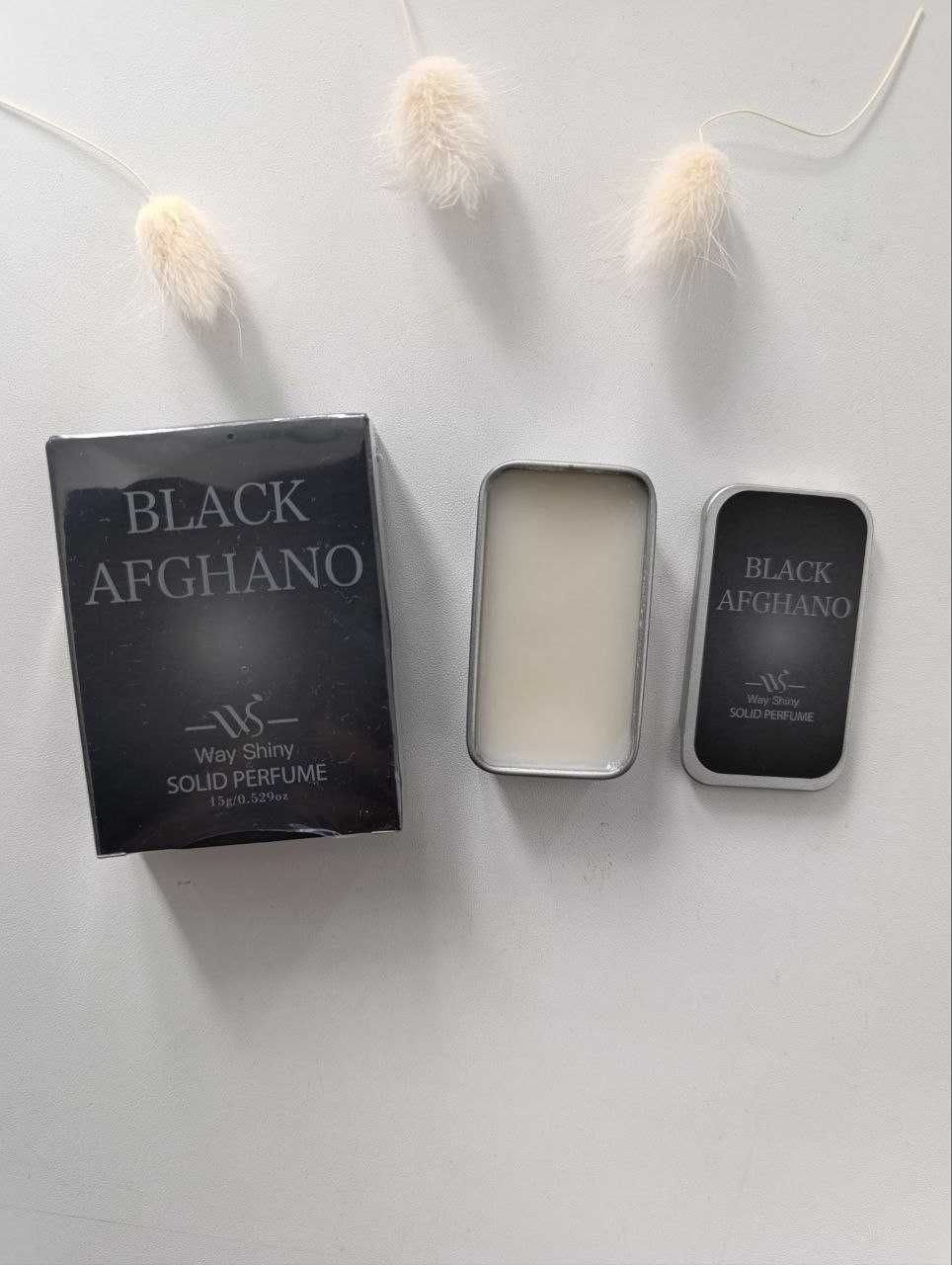 Твердый парфюм унісекс nasomatto  black afgano блек афгано