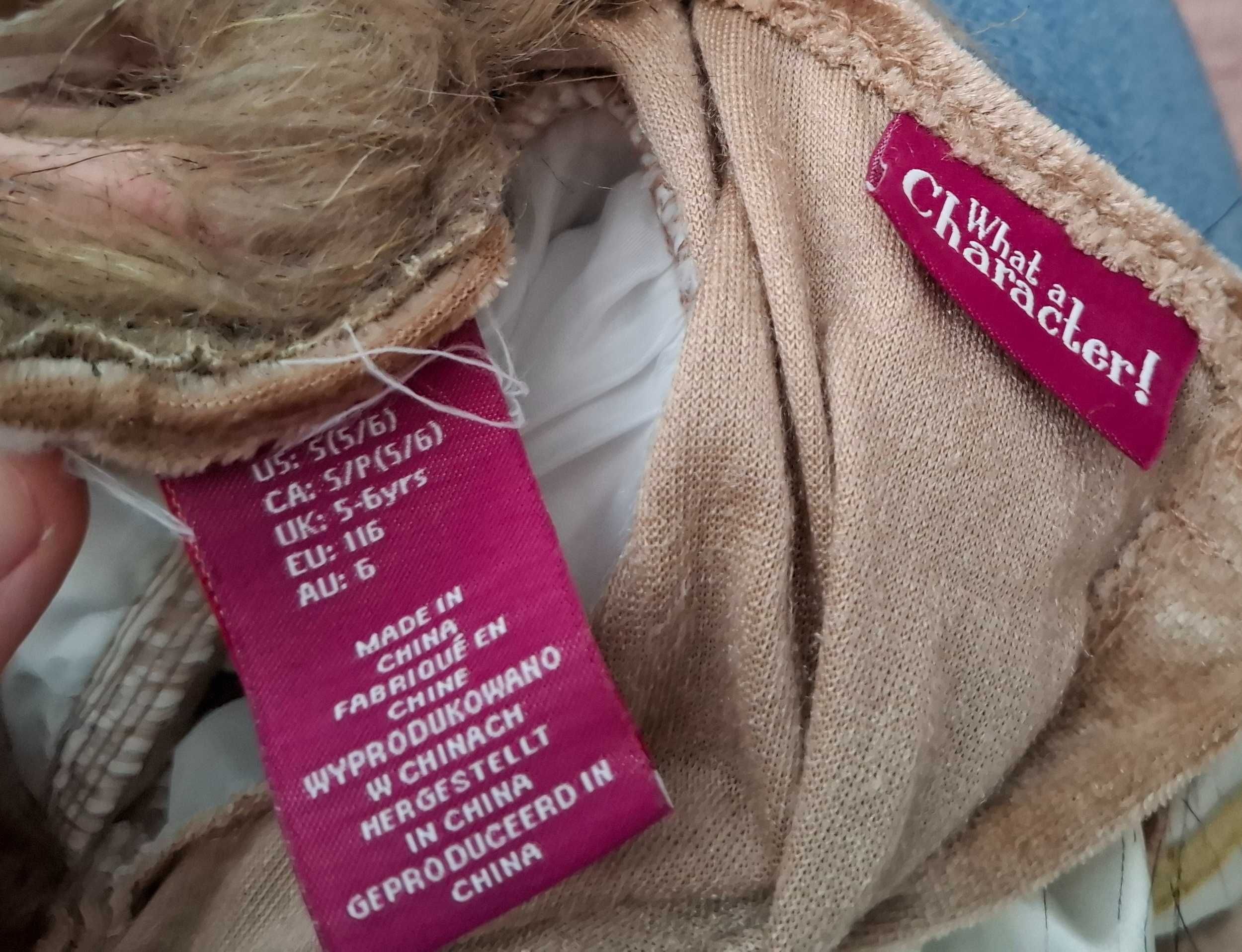 Strój Kostium Przebranie Sarenki Renifera T.K.Maxx 116