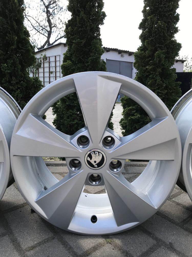 Felgi Alu 16” Ori Skoda 5x112 Octavia, Yeti, Superb itp Stan BDB!