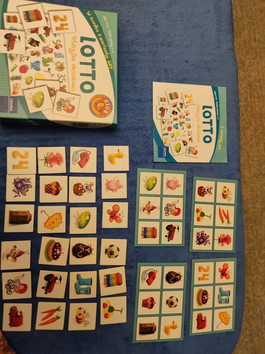 Lotto gra dla dzieci w wieku 3-6.