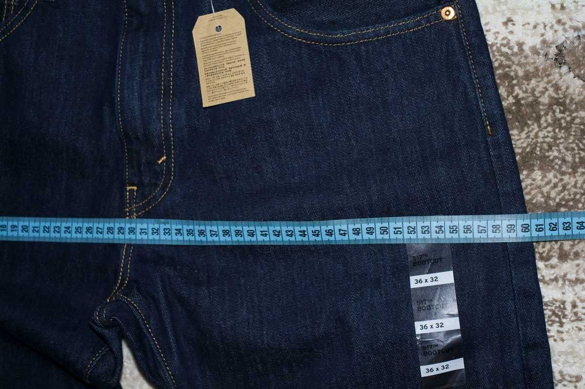 Джинси 36х32 Levis 517 Bootcut Rinse 36x32