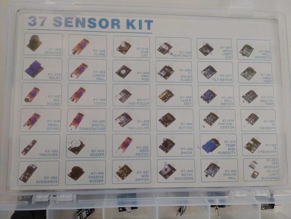 ARDUINO, kit com 37 sensores para os seu projectos.