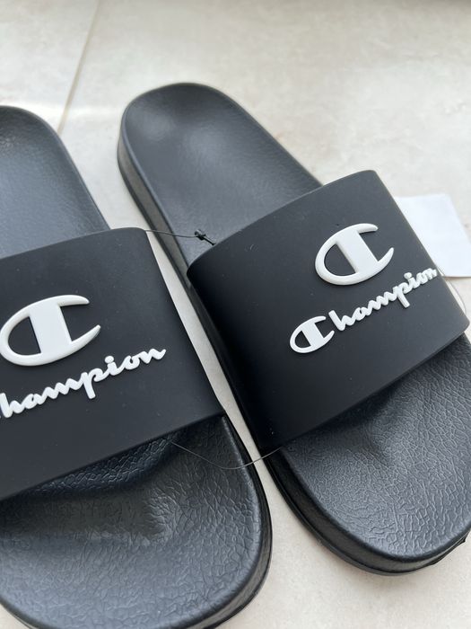 Нові оригінальні шльопанці Champion чемпіон резинові тапочки тапки літ
