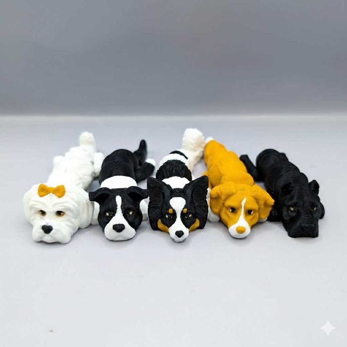 Breloczek 3D w kształcie pieska – 150 Ras