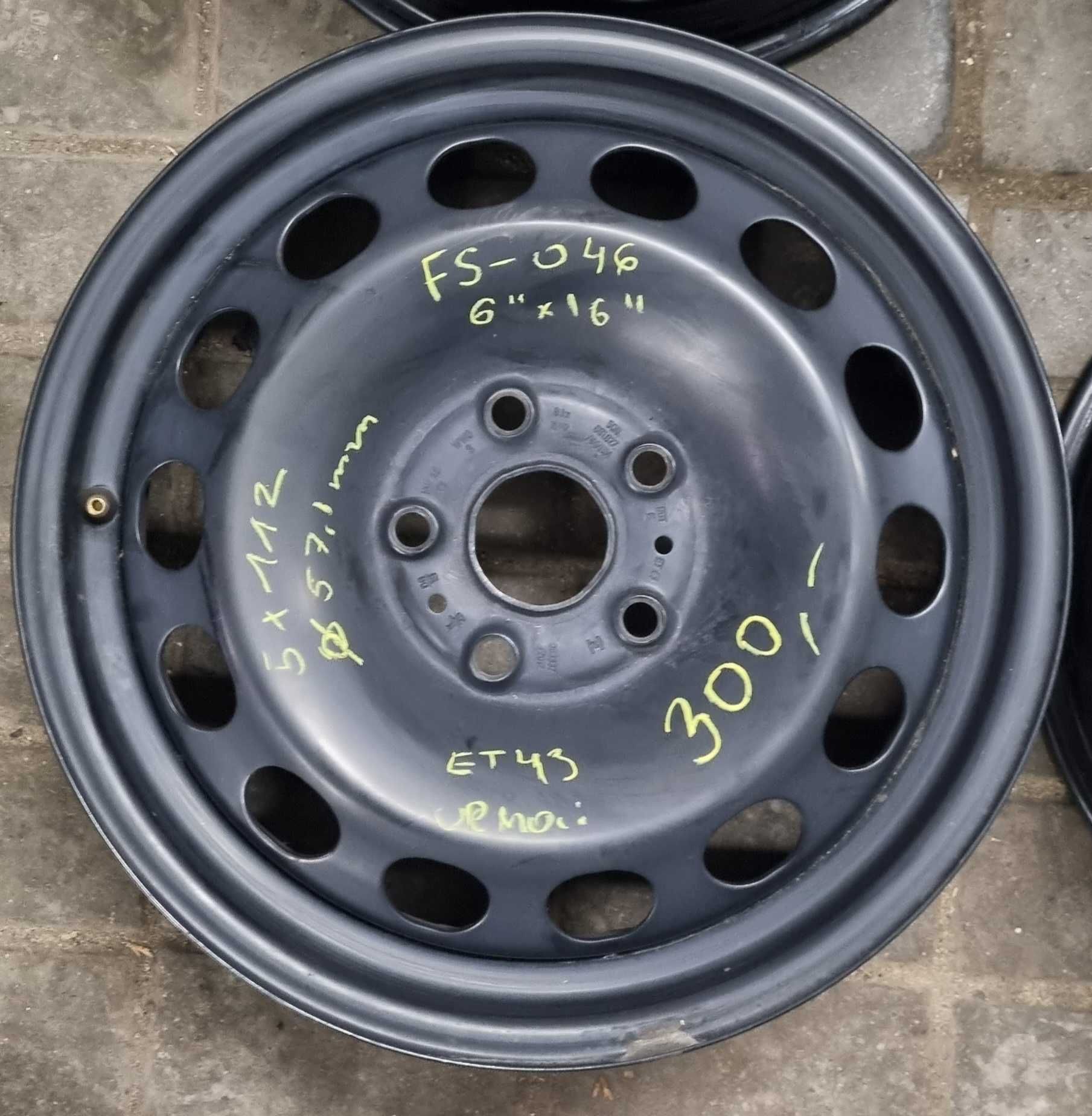 Felgi Stalowe 16" 5x112 ET43