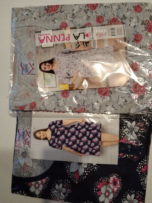 4XL Koszula ciążowa nocna piżama damska duży rozmiar rozpinana cała na