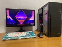Ігровий Пк з Монітором Msi RX 580 4gb I7-4790 16gb  SSD 256 HDD 1TB