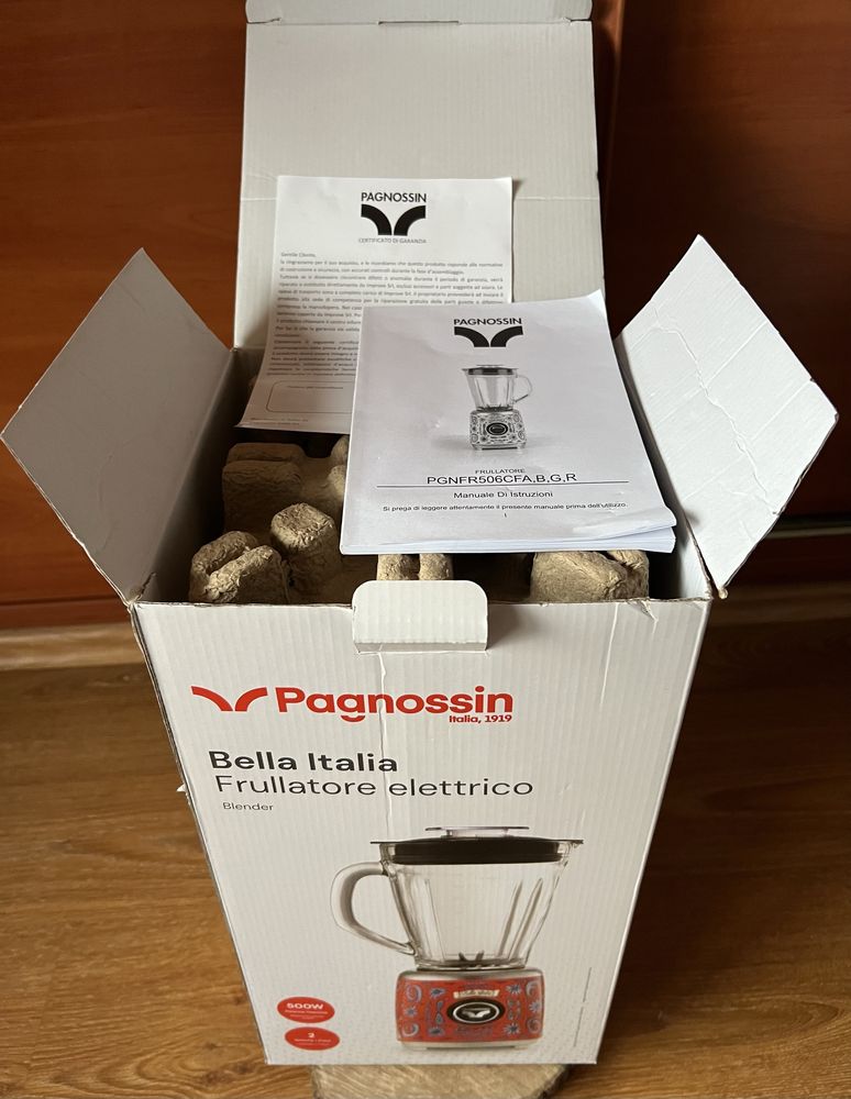 Designerski blender Pagnossin 1919 Bella Italia NOWY