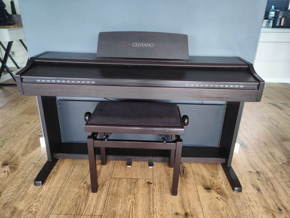 Pianino elektryczne drewniane CELVIANO