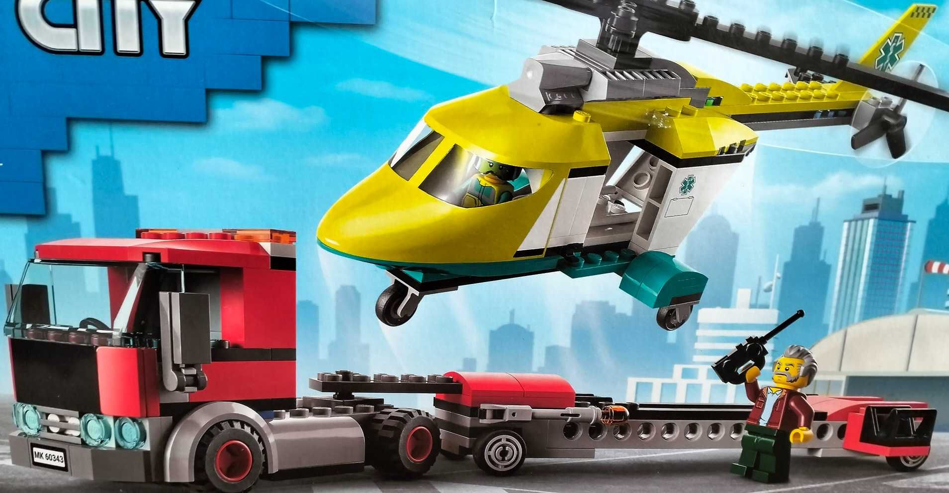 LEGO City 60343 Laweta helikoptera ratunkowego