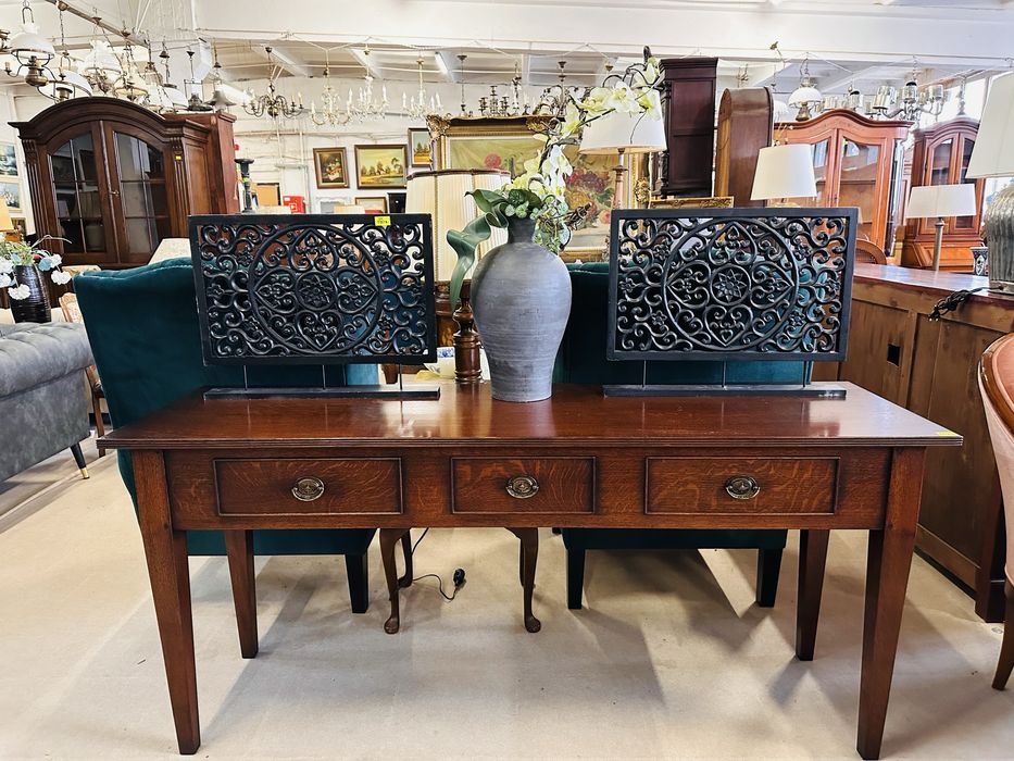 Wyjątkowa :) Duża i klimatyczna konsola dębowa z szufladami :)