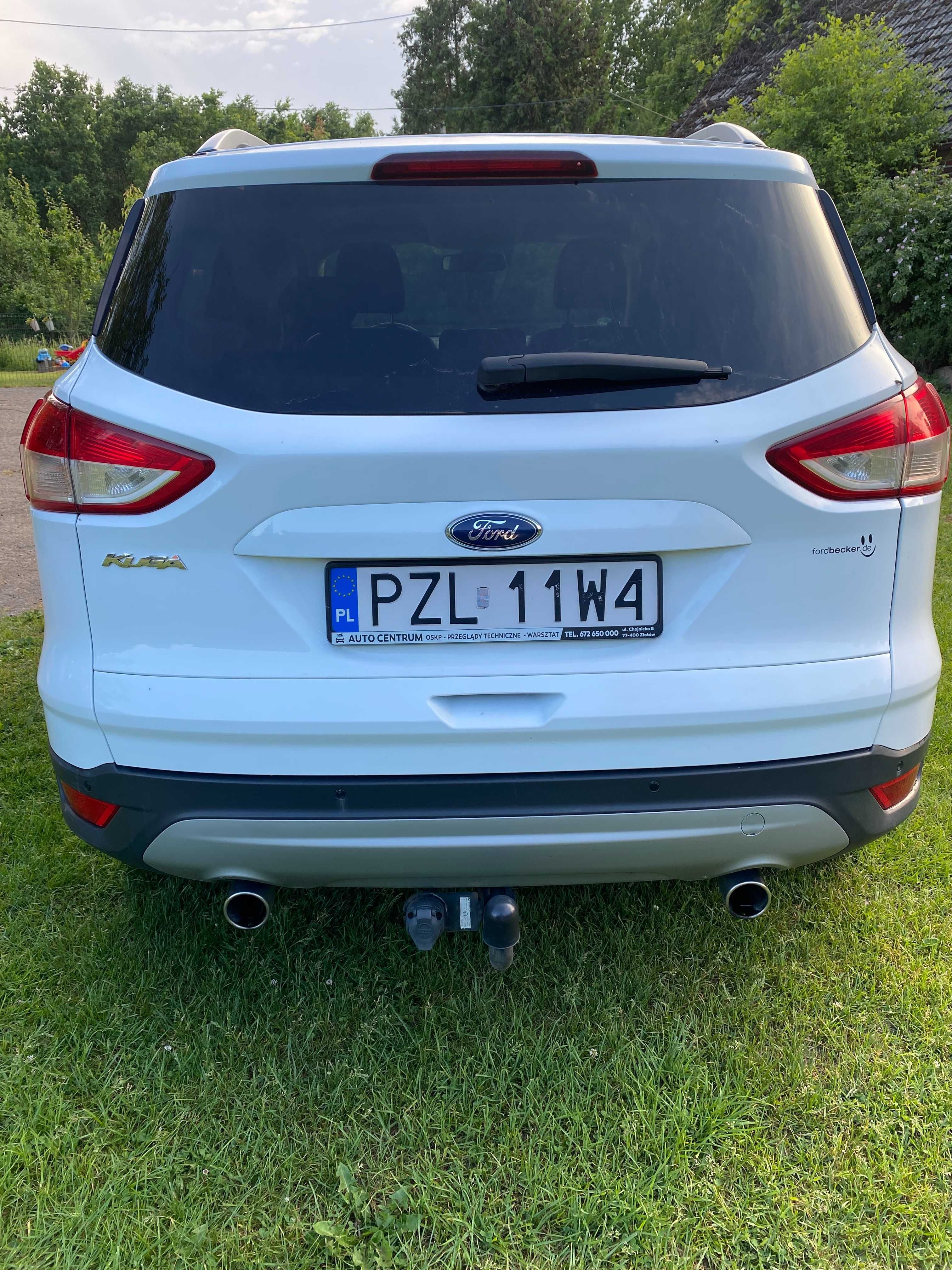 Ford Kuga II, 2,0 Tdci (diesel), 4x4, 2014 r, 162000 km,