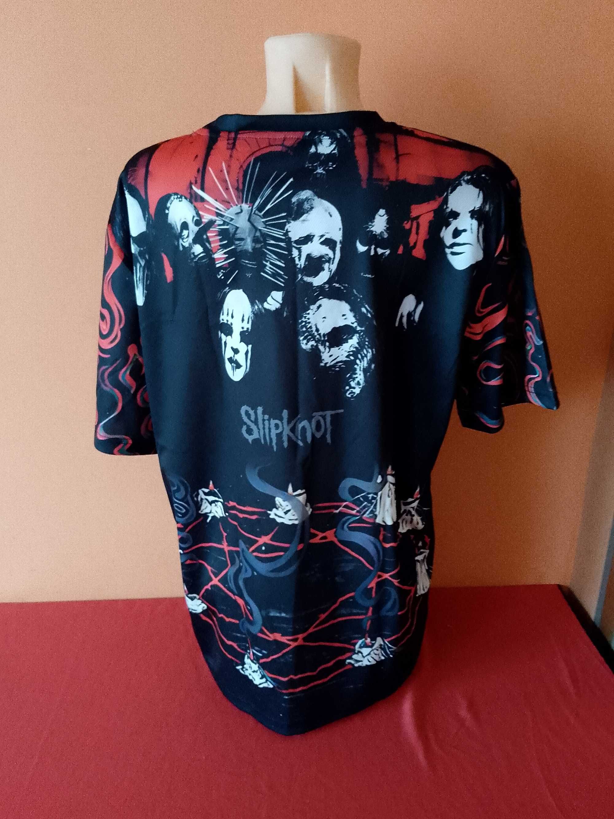koszulka z nadrukiem slipknot