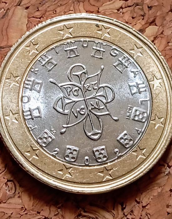 Moeda 1€ Portugal 2024.Leia descrição.