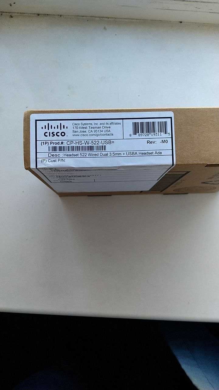 Гарнитура   Cisco    CP-HS-W-522-USB