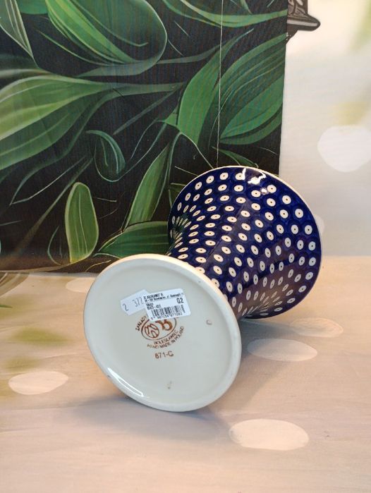 Wazon ceramiczny kielich ceramika Zakłady Ceramiczne Bolesławiec