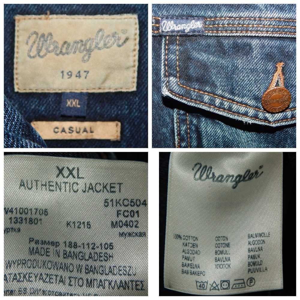 Джинсовая куртка WRANGLER Authentic JKT Denim Trucker Jacket. Size XXL