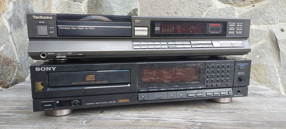 Sony CDP- 950.Technics SL-P500