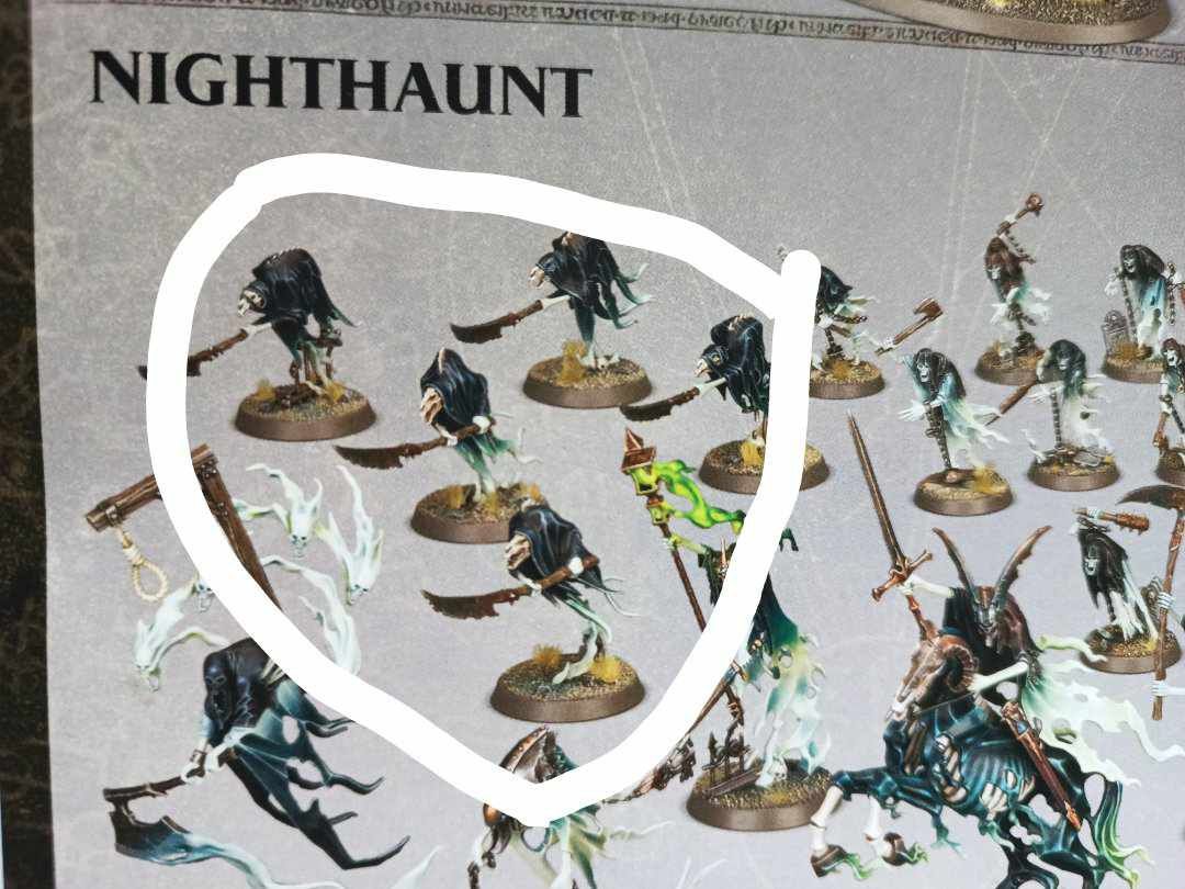 5x Glaivewraith Stalkers Nighthaunt Warhammer AoS