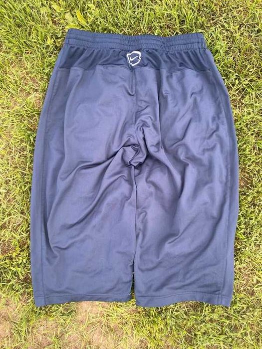 Spodenki sportowe Nike Dri fit long sport Logo haft swoosh L granatowy