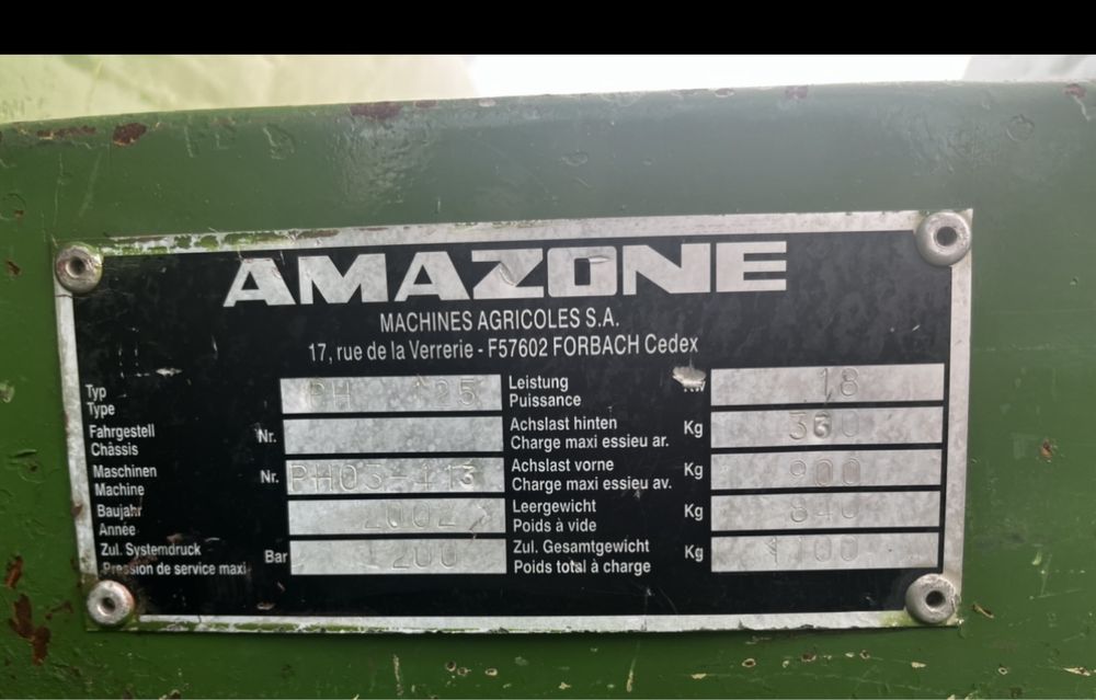 Kosiarka Amazone PH 125 2 szt