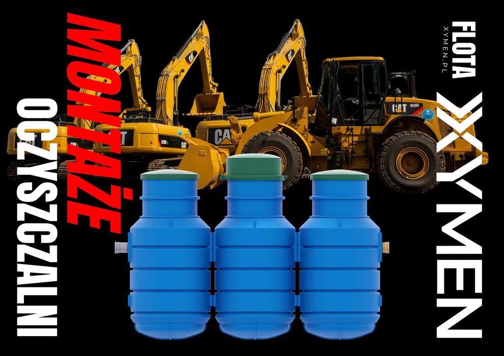 Montaż przydomowych oczyszczalni ścieków i zbiorników na deszczówkę