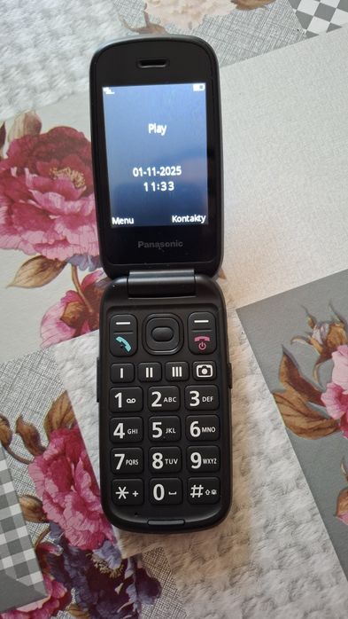 Panasonic KX-TU550 telefon dla seniora z klapką