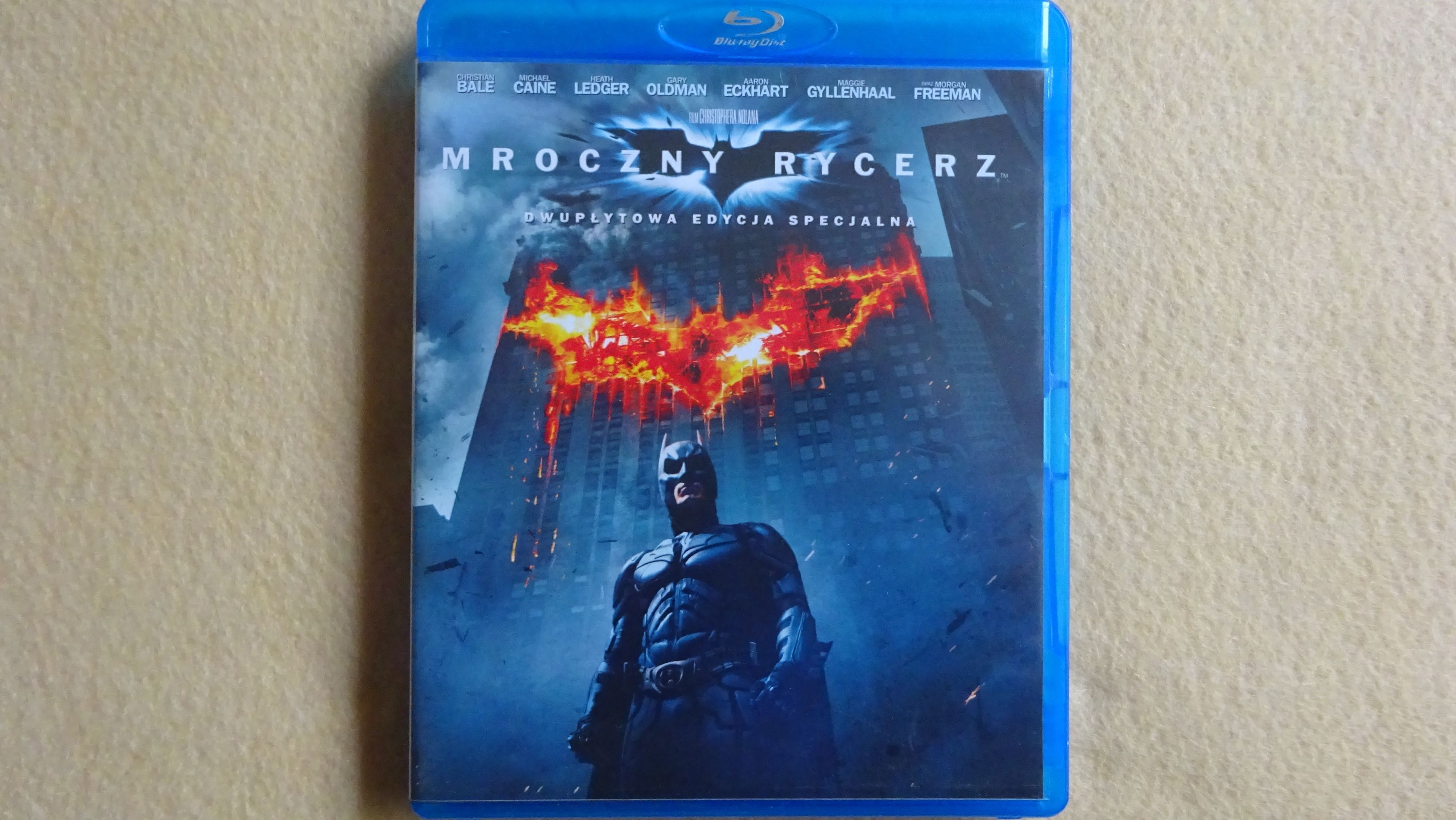 Blu-ray Mroczny Rycerz Batman Bale blu polskie audio napisy odb.os Wwa