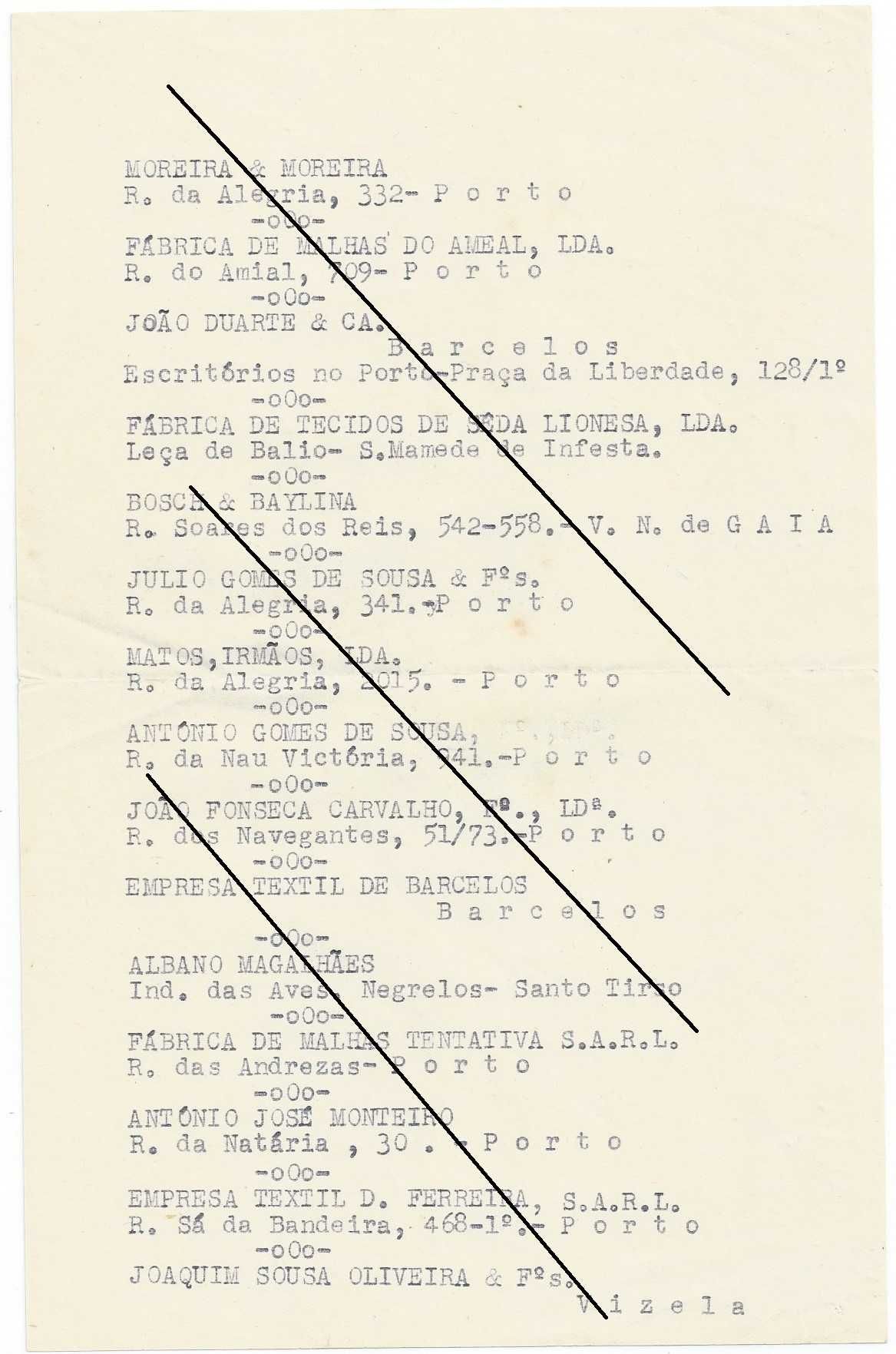 Papéis de valor e documentos colecionáveis - III