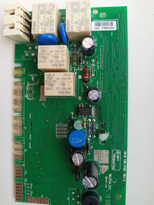 Плата посудомиючої машини whirlpool верхня корзина  тен