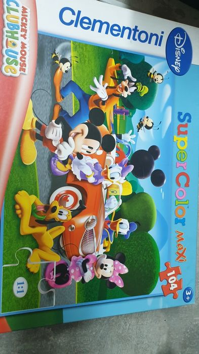 Jak nowe puzzle Disney Miki Clementoni 104 el 3+ lat