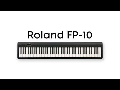 Нове цифрове піаніно для навчання Roland FP-10 в наявності 88 клавіш