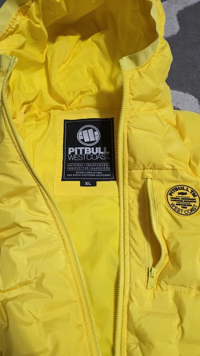 Nowa kurtka PitBull xl żółta