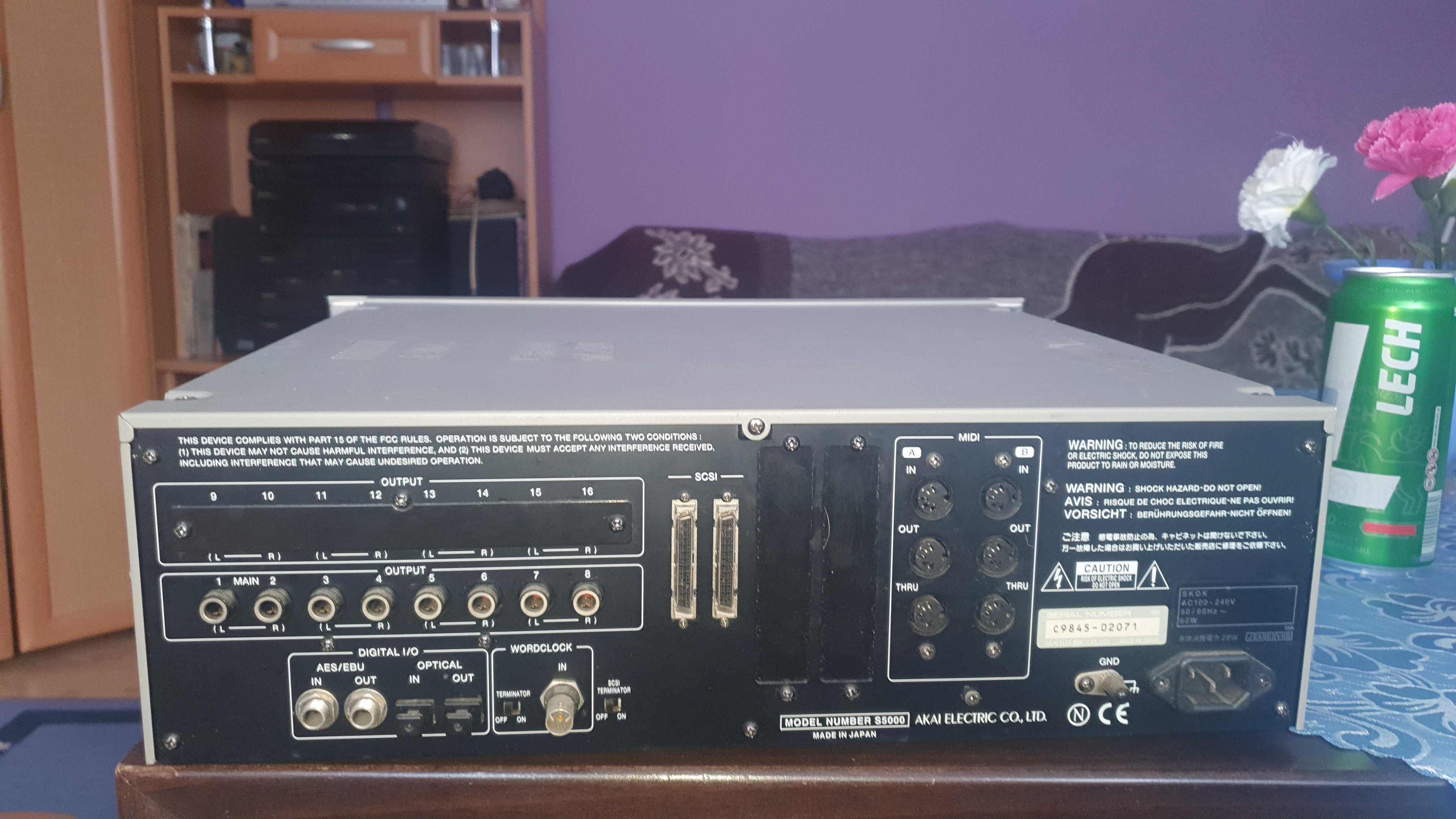 Akai s5000 sampler pamiec ram max256 +czytnik cd
