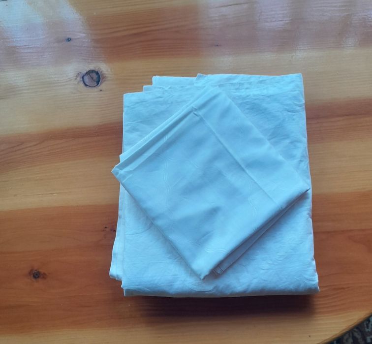 Підковдра та наволочка. Біле.