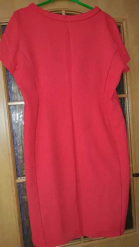 Sukienka midi czerwona plus size r. 52