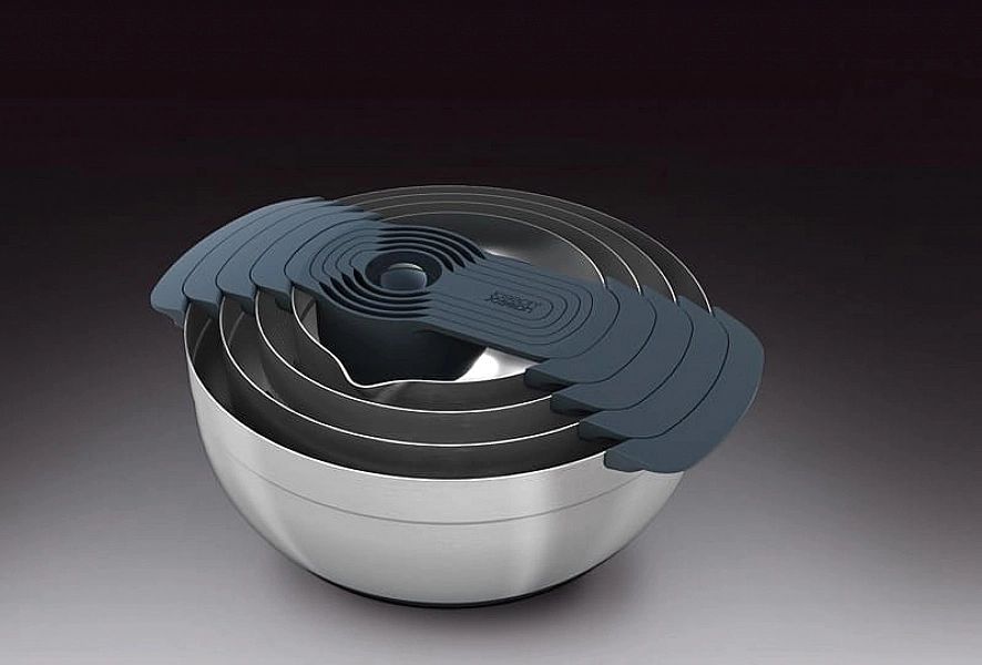 Zestaw misek i miarek Nest 9 Plus Steel 100 / Joseph Joseph