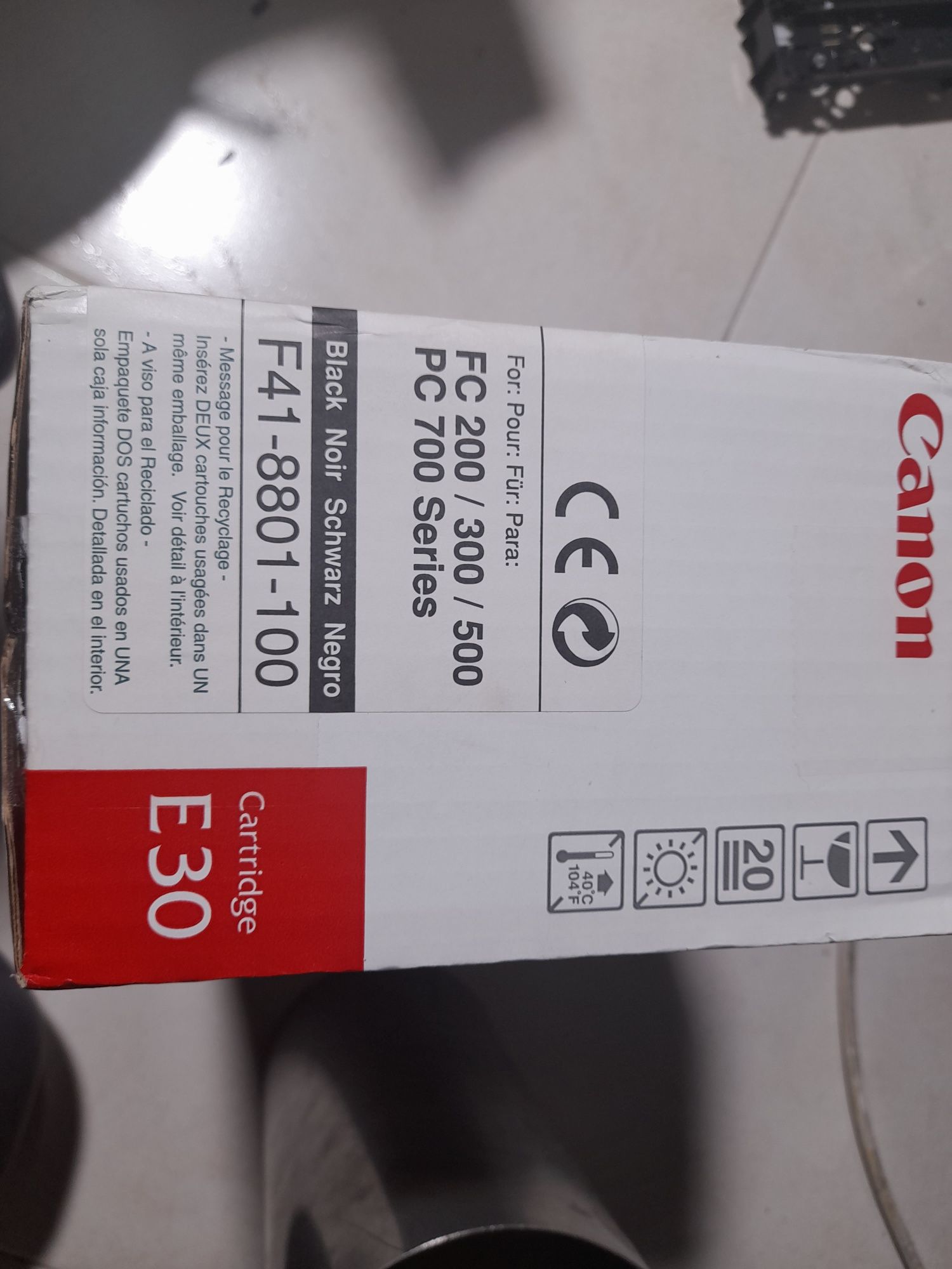 Toner Canon E30 preto