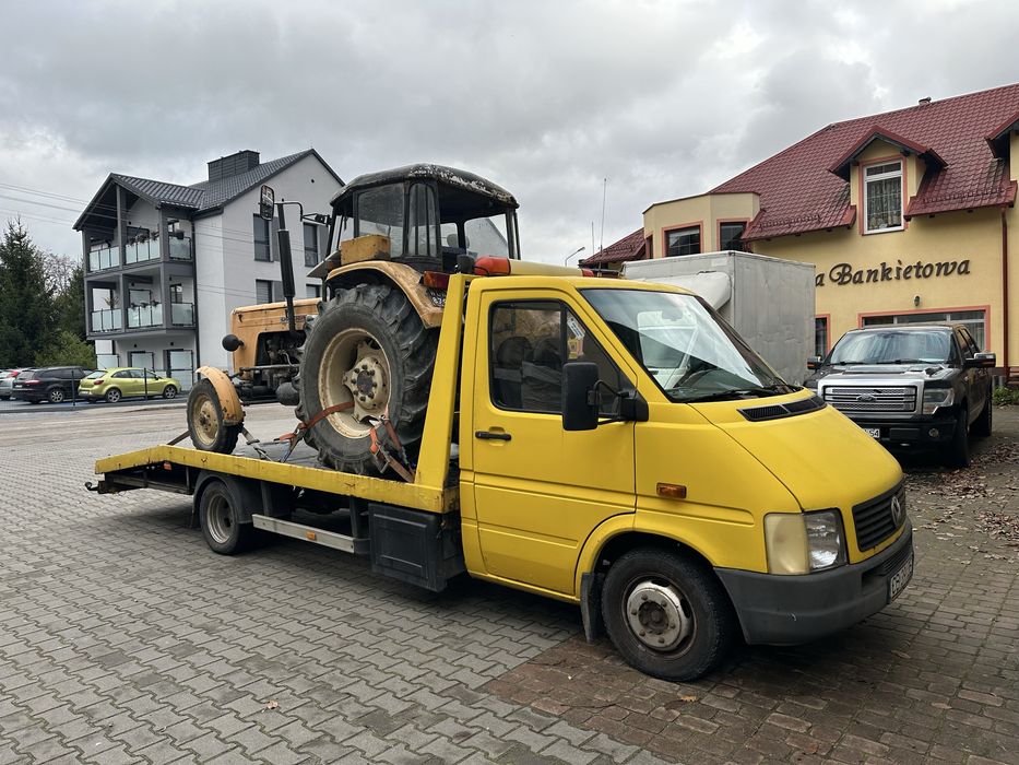 VW LT35 2.5Tdi Blizniak Max Autolaweta Wciagarka Platforma Pneumatyka