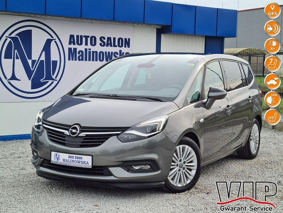 Opel Zafira 7-Osób SzklanyDach Navi Kamera 2xPDC Xenon Led Półskóry Grzane Fotele