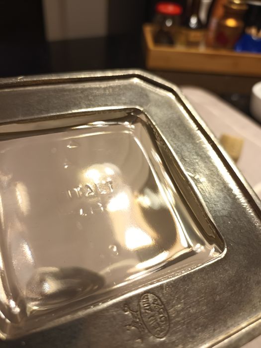 Włoska Karafka do Whisky  okuta srebrem