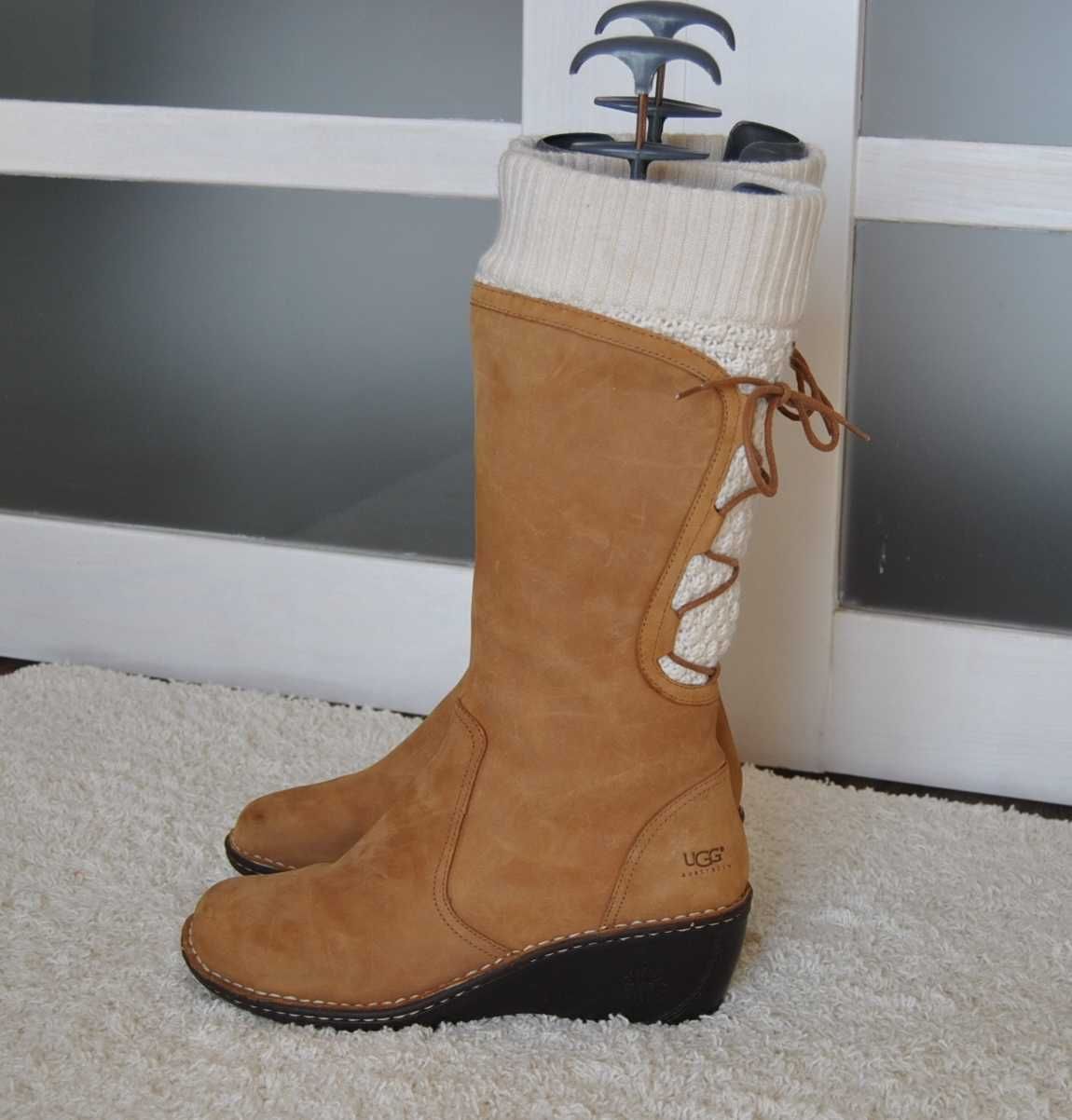 Ugg шкіряні зимові чоботи 27,5 см. / зимние кожаные сапоги