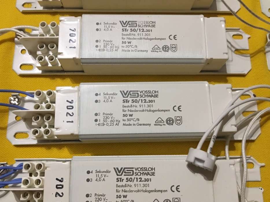 11 Balastros 12v + 13 lampadas LED MR16 5w