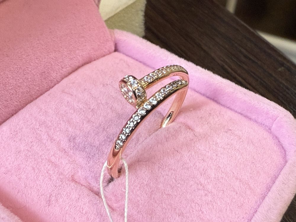 Золотое кольцо Cartier гвоздь 585 проба распродажа