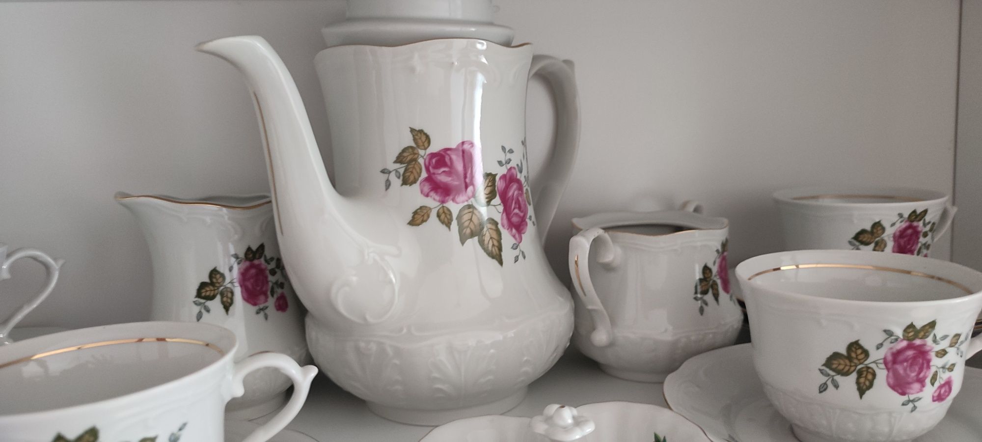 Serwis kawowy Porcelana Włocławek Karolina