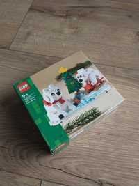 LEGO 40571, klocki, zestaw, zimowe niedźwiedzie polarne