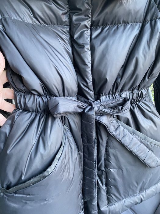 Куртка пуховик з натуральним хутром