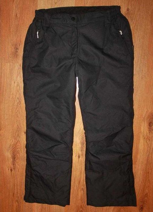 Женские черные утепленные зимние трекинговые / лыжные штаны rodeo l-xl