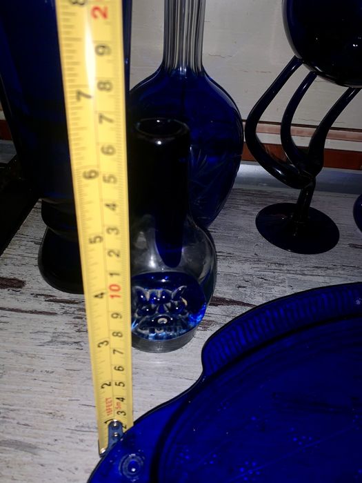 Ваза графин кувшин   блюдо селедочницв кобальт